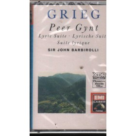 Grieg, Barbirolli MC7 Peer Gynt ∙ Lyric Suite EMI – LZ7625134 Sigillato