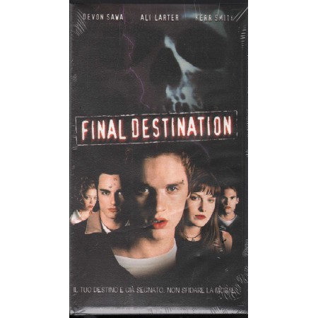 Final Destination VHS James Wong Univideo - 08001 Sigillato