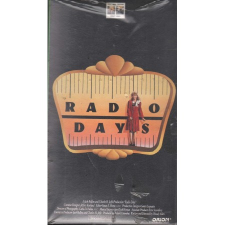 Radio Days VHS Woody Allen Univideo - CC12552 Sigillato