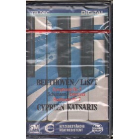 Beethoven, Liszt, Schumann, Katsaris MC7 Symphonie Nr.7 Teldec – 443113 Sigillato