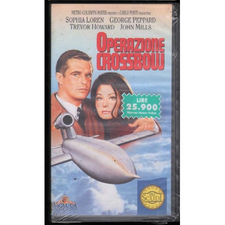 Operazione Crossbow VHS Sophia Loren Univideo - PIV52641 Sigillato