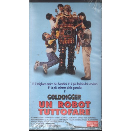 Golddigger Un Robot Tuttofare VHS Mark Richardson Univideo - NO62872 Sigillato