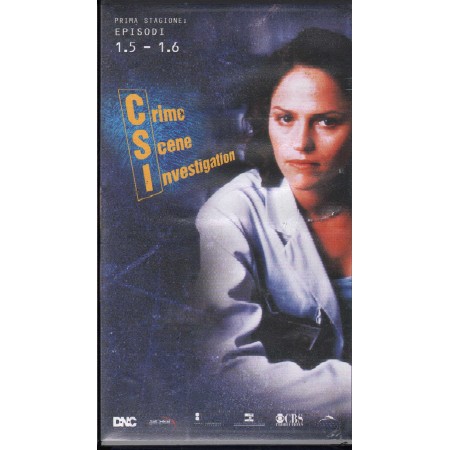 Csi: Crime Scene Investigation Episodi 1.5, 1.6 VHS Univideo - 16341 Sigillato