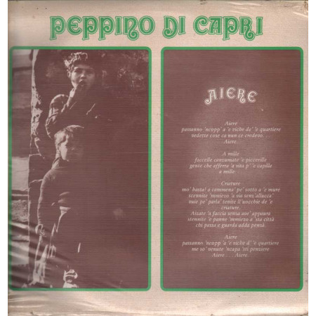 Peppino Di Capri Lp 33giri Aiere Nuovo Sigillato