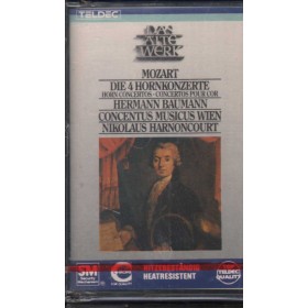 Mozart, Baumann MC7 Die 4 Hornkonzerte Teldec – 441272 Sigillato