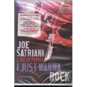 Joe Satriani DVD Live In Paris: I Just Wanna Rock Sony Music – 88697569349 Sigillato