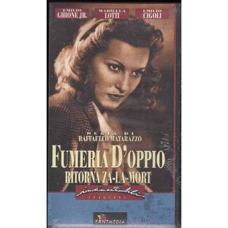 Fumeria D'Oppio - Ritorna Za La Mort VHS - Libro Raffaello Matarazzo Univideo - CT00089 Sigillato