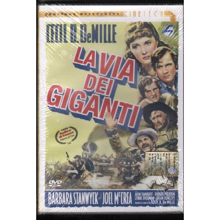 La Via Dei Giganti DVD Cecil B. DeMille Record Service - BG8114 Sigillato