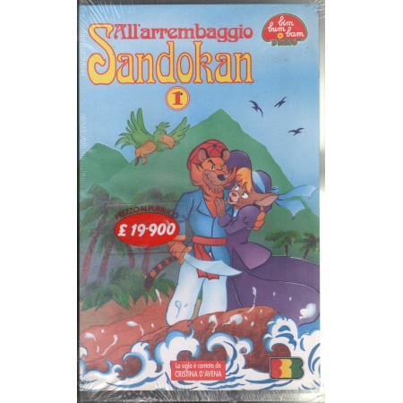 All'Arrembaggio Sandokan Vol.1 VHS Univideo - 1410505 Sigillato