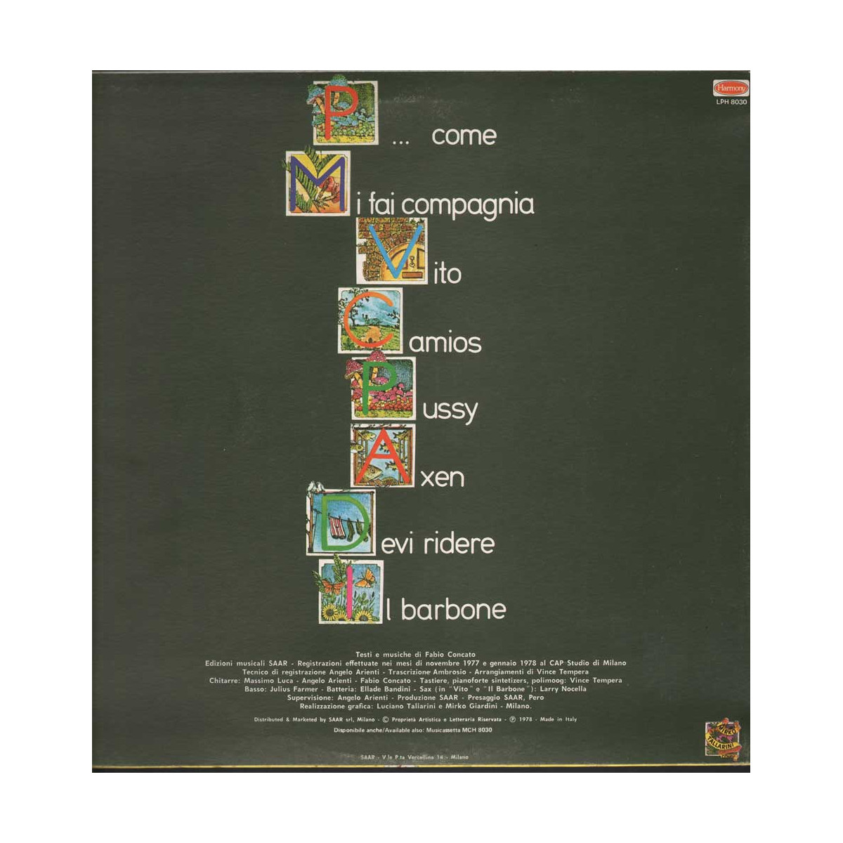 Mario Abbate Lp Vinile Core Napulitano / Ricordi ORL 9088 Orizzonte