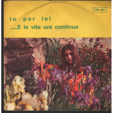 Larry Vinile 7" 45 Giri Io Per Lei, E La Vita Continua Smarty – SM201 Nuovo