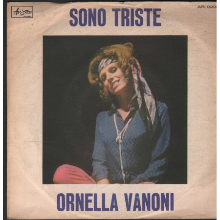 Ornella Vanoni Vinile 7" 45 Sono Triste Ariston Records – AR0295 Nuovo