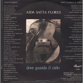 Aida Satta Flores Vinile 7" 45 Certi Uomini Carosello – CI20553 Nuovo