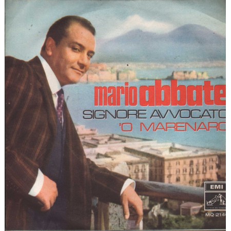 Mario Abbate Vinile 7" 45 Signore Avvocato / 'O Marenaro MQ2146 Nuovo