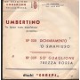 Umbertino Vinile 7" 45 So' Guaglione - Trezza Rossa Erredi - RP009 Nuovo