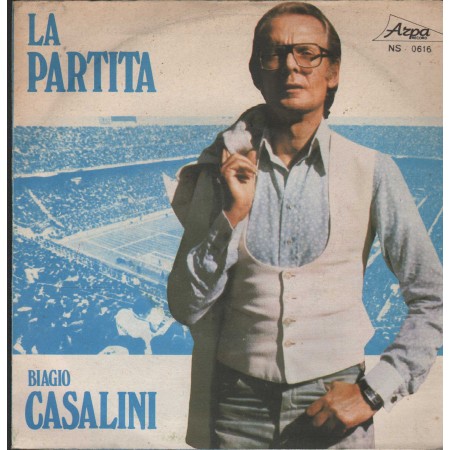Biagio Casalini Vinile 7" 45 La Partita Arpa Record – NS0616 Nuovo