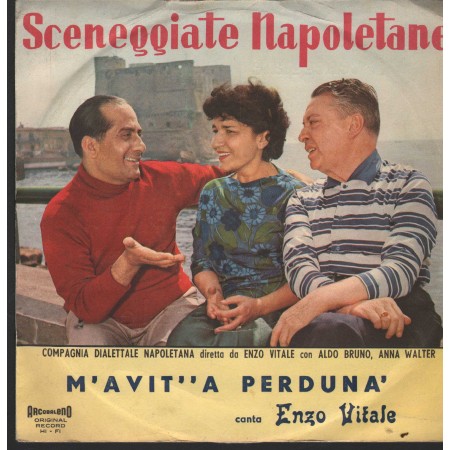 Enzo Vitale Vinile 7" 45 M' Avit'' A Perduna' Arcobaleno – QRT1172 Nuovo