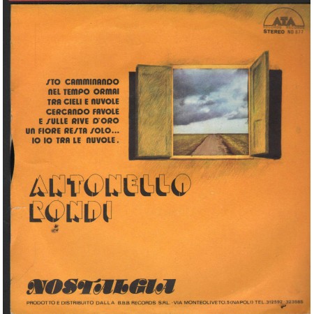 Antonello Rondi Vinile 7" 45 Dopo Di Te ATA Records – ND877 Nuovo