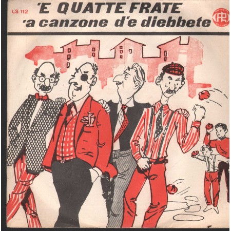 Gino Maringola Vinile 7" 45 'E Quatte Frate Phonotype Record – LS112 Nuovo