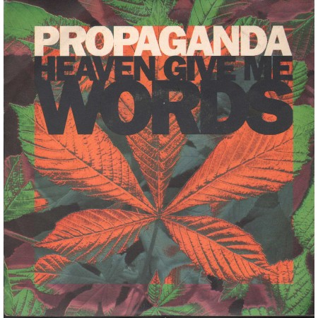 Propaganda Vinile 7" 45 Giri Heaven Give Me Words Virgin – VST1245 Nuovo