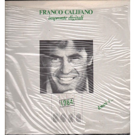 Franco Califano Lp Vinile Impronte Digitali / Ricordi ‎ORL 8854 Orizzonte Nuovo