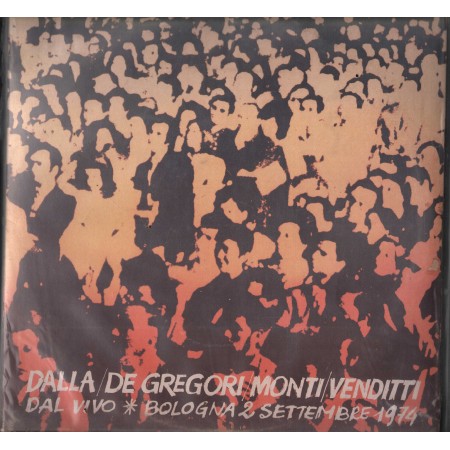 Dalla, De Gregori, Monti, Venditti Vinile 12" Dal Vivo - Bologna 2 Settembre TCL21110 Sigillato