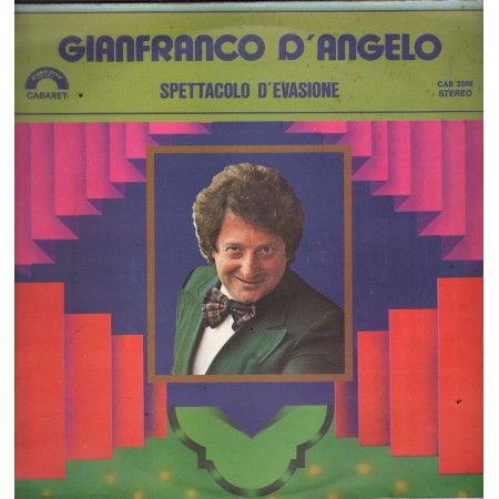 Gianfranco D'Angelo Vinile LP Spettacolo D'Evasione Cinevox Record – CAB2008 Nuovo