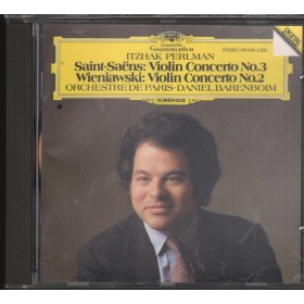 Itzhak Perlman CD Violin Concerto No.3, No.2 Deutsche – 4105262 Sigillato