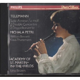 Telemann CD Suite In A Minor, A-moll Double Concertos, Doppelkonzerte 4100412 Sigillato