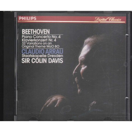 Beethoven CD Piano Concerto No. 4, 32 Philips – 4161442 Sigillato