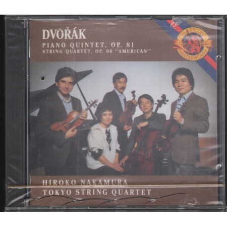 Dvorak CD Piano Quintet, Op. 81String Quartet, Op. 96 American MK44920 Sigillato