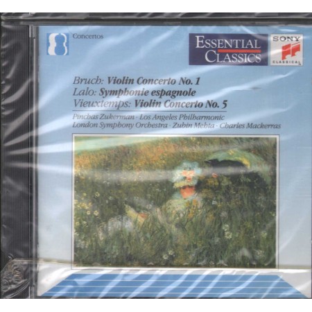 Bruch CD Violin Concerto 1, 5, Symphonie Espagnole Sony – SBK48274 Sigillato
