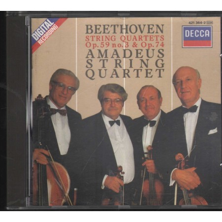 Beethoven CD String Quartets Op.59 No.3 E Op.74 London Records – 4213642 Sigillato
