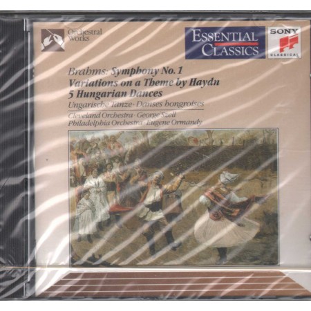 Johannes Brahms CD Symphony No.1 Hungarian Dances Sony Classical – SBK46534 Sigillato