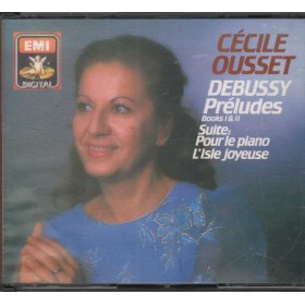 Ousset CD Debussy: Préludes, Suite L' Isle Joyeuse – CDS7476088 Sigillato