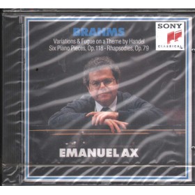 Emanuel Ax CD Brahms: Handel Variations Sony – SK48046 Sigillato