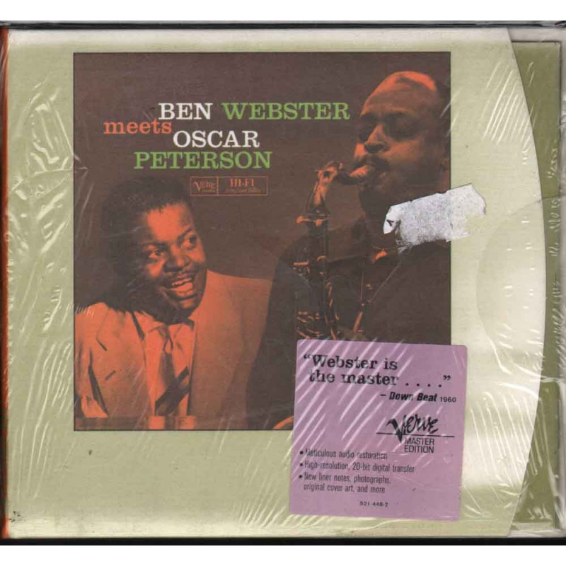 Ben Webster Meets Oscar Peterson CD Omonimo Nuovo Sigillato 0731452144829 Ben Webster Meets Oscar Peterson CD Omonimo Nuovo Sigillato 0731452144829