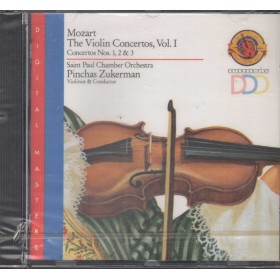 Mozart, Zukerman CD Violin Concertos Nos. 1, 2, 3 CBS – MDK44653 Sigillato