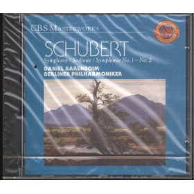 Schubert, Barenboim CD Symphony No. 1 - No. 2 CBS  – MK45662 Sigillato