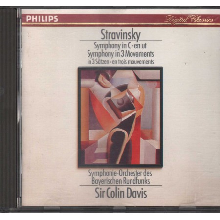 Stravinsky, Colin Davis CD Symphony In C, In 3 Movements Philips – 4169852 Sigillato