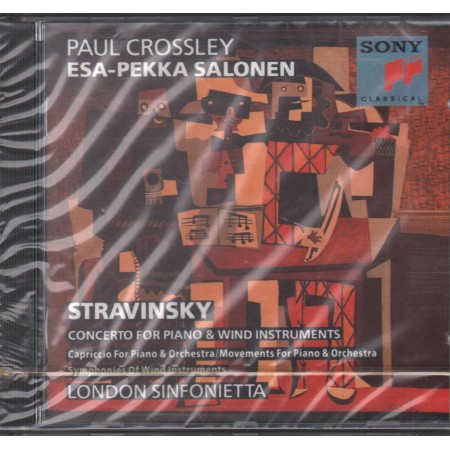 Stravinsky, Crossley CD Concerto For Piano E Wind Instruments SK45797 Sigillato