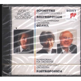 Schnittke, Rostropovich, Ozawa CD Cello Concerto No. 2, In Memoriam Sigillato