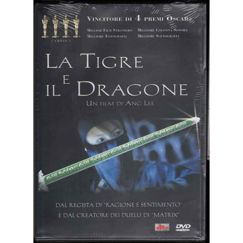 La Tigre E Il Dragone DVD Lee Ang /  Michelle Yeoh Chow / Yun-Fat Sigillato 8027574107340
