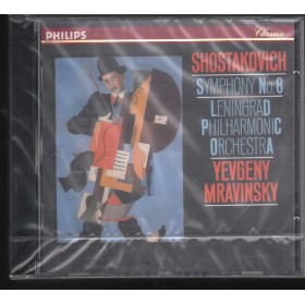 Shostakovich, Mravinsky CD Symphony No. 8 Philips – 4224422 Sigillato
