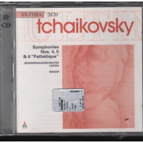 Tchaikovsky, Leipzig, Masur CD Symphonies Nos. 4, 5, 6 Pathetique 0630189662 Sigillato