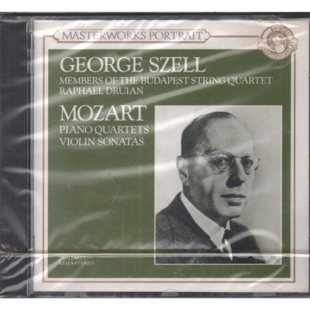 Mozart, Szell, Druian CD Piano Quartets - Violin Sonatas CBS – MPK47685 Sigillato