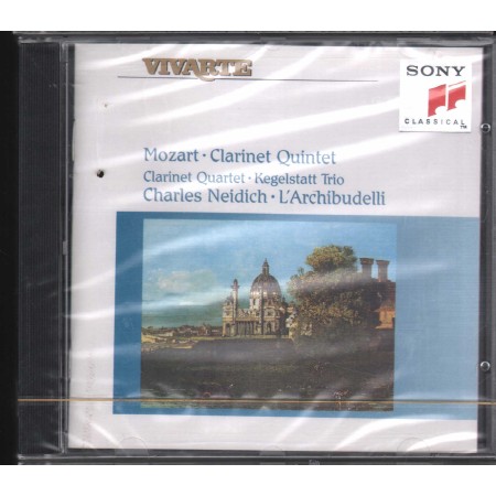 Mozart, L'Archibudelli CD Clarinet Quintet, Quartet, Kegelstatt SK53366 Sigillato