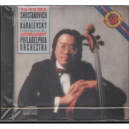 Yo-Yo Ma, Shostakovich, Kabalevsky CD Cello Concerto No. 1 CBS – MK37840 Sigillato