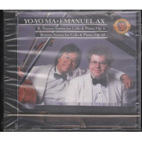 Strauss, Yo-Yo Ma, Ax CD Sonata For Cello E Piano, Op. 6, Op. 65 Sigillato