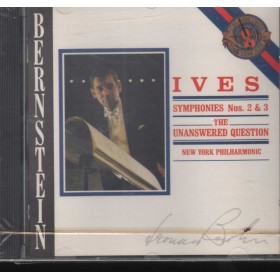 Bernstein, Ives CD Symphonies 2, 3 The Unanswered Question MK42407 Sigillato